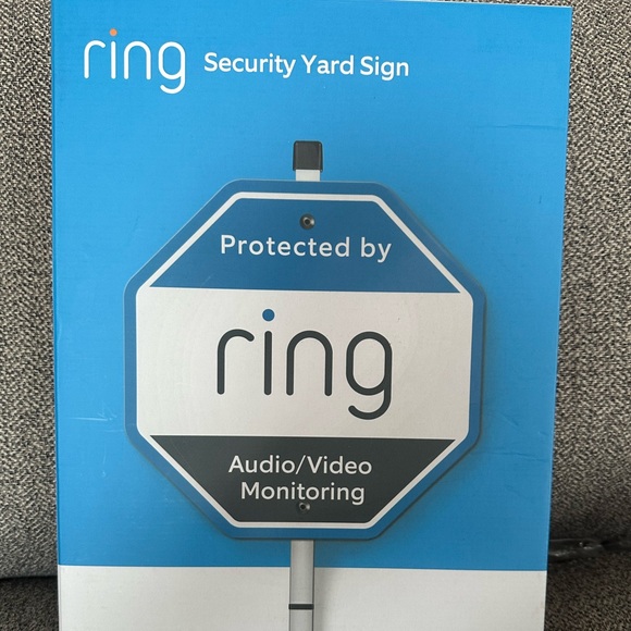 Ring | Other | New Ring Security Yard Sign Ring Audiovideo Monitoring ...